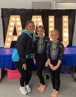 AAU State Competition 2022 - Coach Sheena,  Bethany,  & Cambri