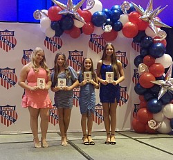 2025 All-State Banquet, Lily, Liv, Hazel, & Kate